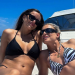 Alba y Alexia Putellas sobre un yate en Ibiza. Imagen Instagram Alexia Putellas