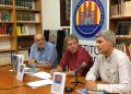 Enric Ribes, Marià Mayans y Maurici Cuesta en un evento cultural del IEE.