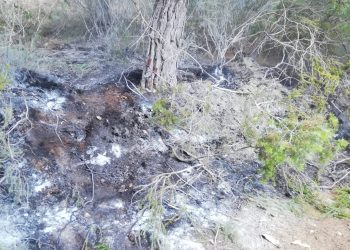 Imagen de cómo ha quedado la zona. Foto Ibanat