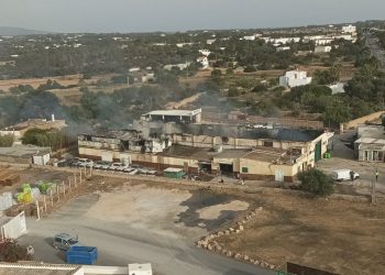 Así ha quedado la nave, Foto Ibanat