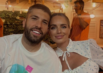 Jordi Alba y Romarey Ventura. https://www.instagram.com/romarey_ventura/