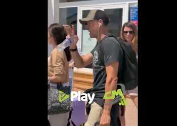 Luis Enrique, captado por periodistas italianos en las Pitiüses.