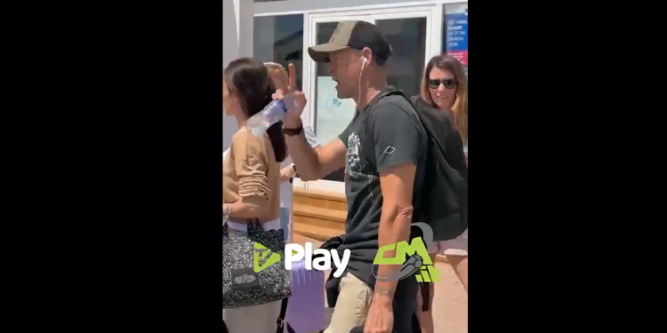 Luis Enrique, captado por periodistas italianos en las Pitiüses.