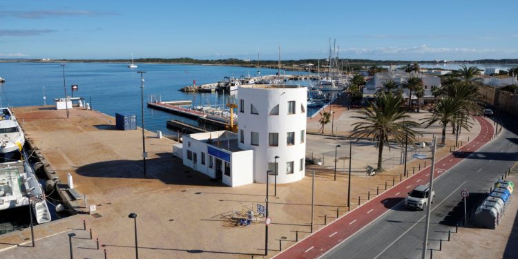 Zona donde se ubicará la marina seca de Formentera. Foto APB