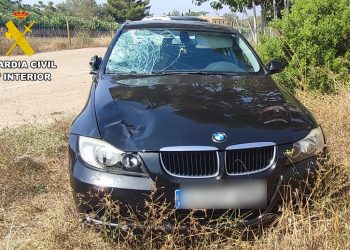 El vehículo implicado en el accidente ha sido encontrado, abandonado, cerca del lugar de los hechos.