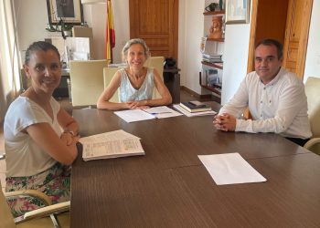 Un momento de la reunión sobre temas de infraestructuras educativas