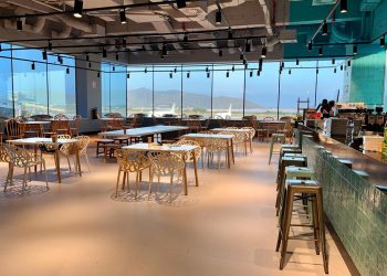 Nueva imagen del local Charlotte del aeropuerto de Ibiza. Foto Aena