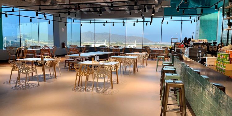 Nueva imagen del local Charlotte del aeropuerto de Ibiza. Foto Aena