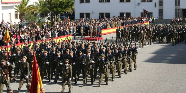 Sección del Batallón Filipinas, perteneciente al Regimiento de Infantería Palma 47, con sede en Mallorca.
