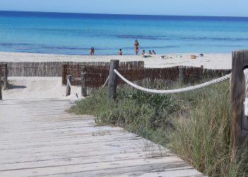 Imagen de archivo de la playa de es Migjorn. Foto: Radioilla