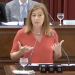 Francina Armengol durante su intervención de hoy.