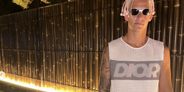 Fabio Quartararo en una imagen de su Instagram en Ibiza esta semana.