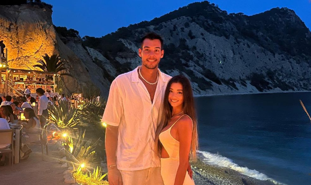 Willy Hernangómez y Nicole Traviesa, su pareja. Instagram W. H.