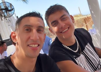 Di María y Dybala, juntos en Ibiza