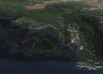 Zona de acantilados. Bomberos de Ibiza