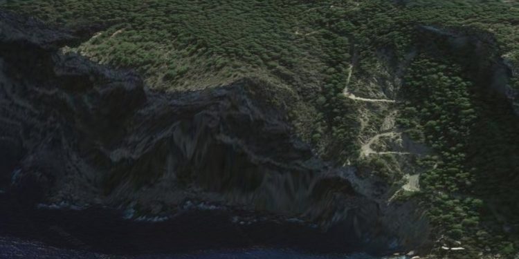 Zona de acantilados. Bomberos de Ibiza