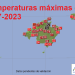 Temperaturas máximas de ayer. Aemet