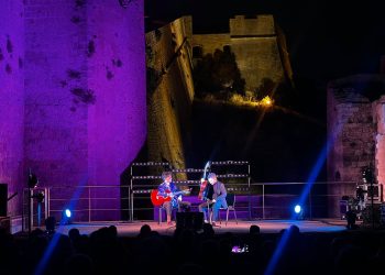 Una imagen del concierto de ayer por la noche. FOTO: Ajuntament d'Eivissa.