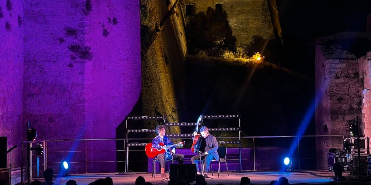 Una imagen del concierto de ayer por la noche. FOTO: Ajuntament d'Eivissa.