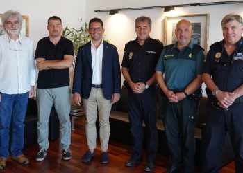 En la imagen, los participantes en la primera Junta Local de Seguridad de Ibiza del nuevo mandato. Foto: Ayuntamiento de Ibiza