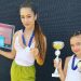 Laia y Nayat, con su plata y oro, respectivamente.
