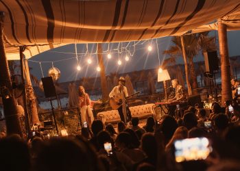 Actuación de Leiva. Fotos: Playa Soleil