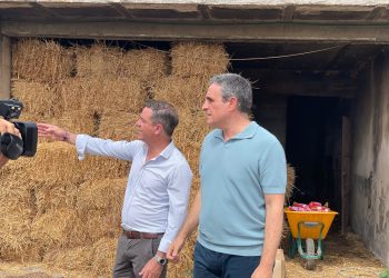 Miquel Jerez y José Vicente Marí Bosó, durante la pasada campaña electoral. Foto: Partido Popular