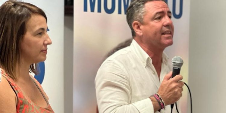 Miquel Jerez y Mabel Navarro. Foto: Partido Popular