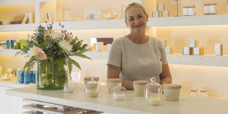 Gioia Rezzonico, en el Open Spa del Ibiza Gran Hotel. Foto: Paco Natera