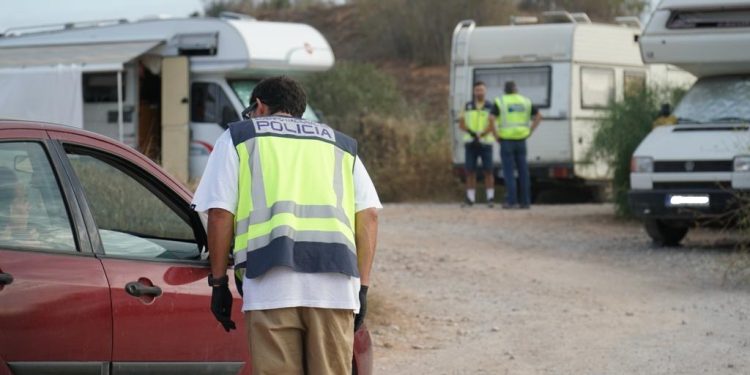 Caravanas en la zona de Sa Joveria, en una imagen de archivo. Foto: Ayuntamiento de Ibiza
