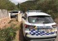 Vehículos de la Policía Local en Casa Paola, en es Cubells, en una imagen de archivo.