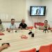 Comissió executiva de la FSE-PSOE, reunida avui. Foto: FSE-PSOE