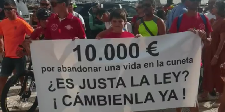 Un momento de la manifestación. Foto:  @josefajram