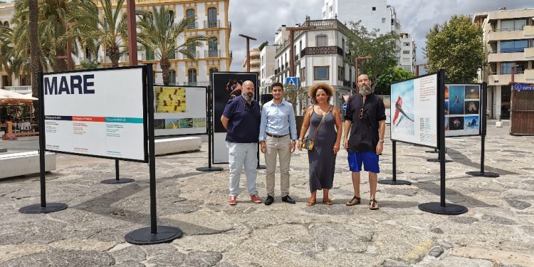 Exposición en el puerto de Ibiza. Foto: MARE