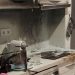 Estado en el que quedó la cocina después de la extinción del fuego. Foto: Bombers d'Eivissa