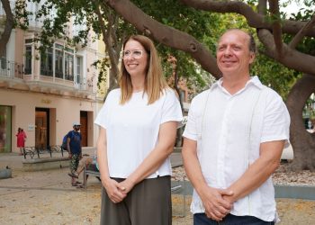 Neus Massanet i Juanjo Ferrer. Foto: Eivissa i Formentera al Senat