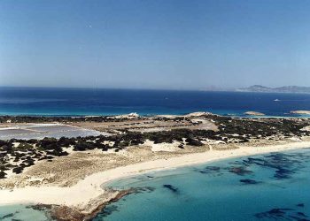 Platja de Llevant, en Formentera. Foto: Ràdio Illa.
