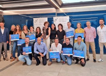 Ganadores y ganadoras de los premios APIB en el acto de entrega de octubre de 2022.