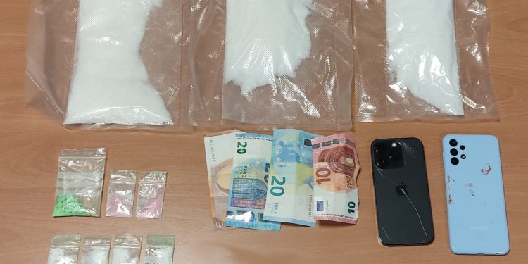 Las drogas incautadas en la operación en una imagen de la Policía Nacional de Ibiza.