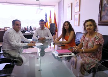 De izquierda a derecha, Salvador Ruiz, Vicent Marí y Sara Ramón.