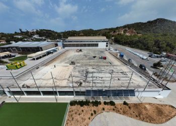 Imágenes del estado en que se encuentra la intervención que se está llevando a cabo. Fotos: Ayuntamiento de Sant Antoni