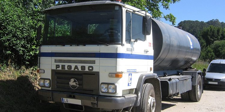 Imagen de archivo de un camión cistrerna. MARC912374