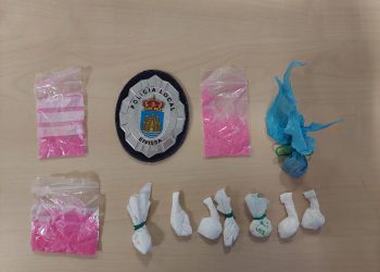 Drogas incautadas en esta detención. Foto Policía Local de Ibiza