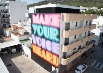 Una de las intervenciones de ediciones anteriores del festival Bloop.