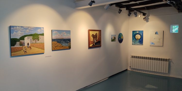 Exposició de les obres. Foto: Ajuntament de Sant Josep