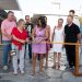 Inauguración de la feria de artesanía en el puerto.