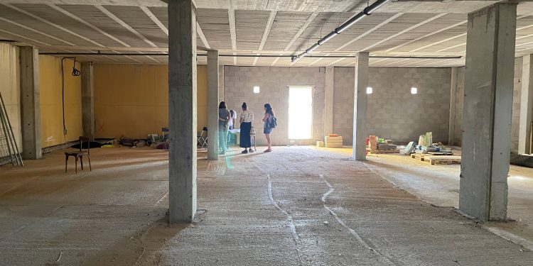 Espacio que ocupará el nuevo Punt Jove de Santa Gertrudis. Foto: Ayuntamiento de Santa Eulària