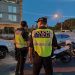 Una imagen de un control policial facilitada por el Ayuntamiento de Ibiza