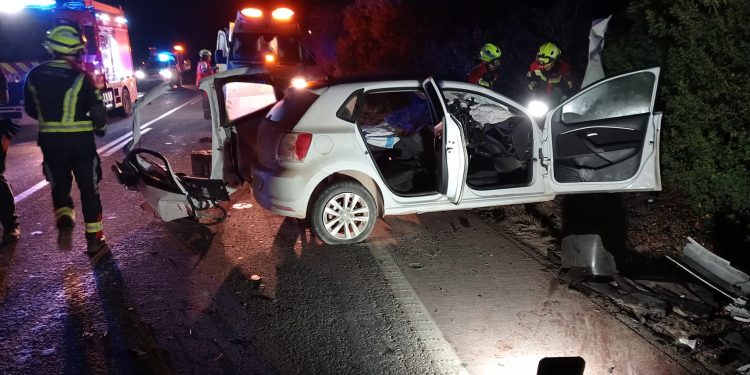 Una imagen del accidente facilitada por el Consell de Formentera