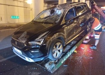Estado en el que ha quedado el Seat Ateca.